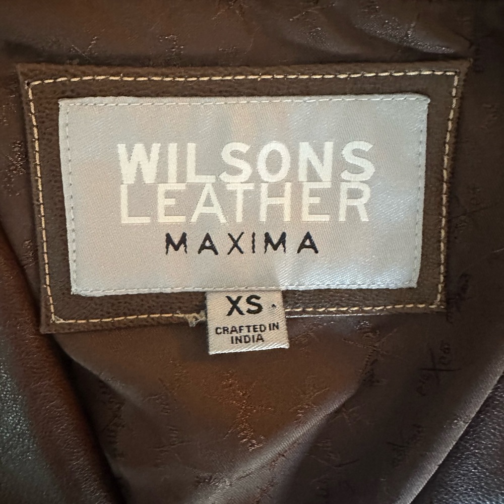Wilsons Leather Dark Brown Jacket - Picture 3 of 7